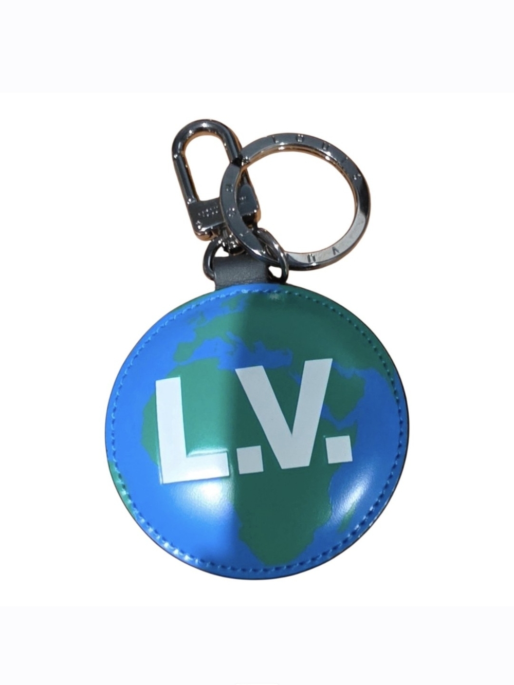 Louis Vuitton "Earth L.V." Portocre Paddock Key Holder & Bag Charm